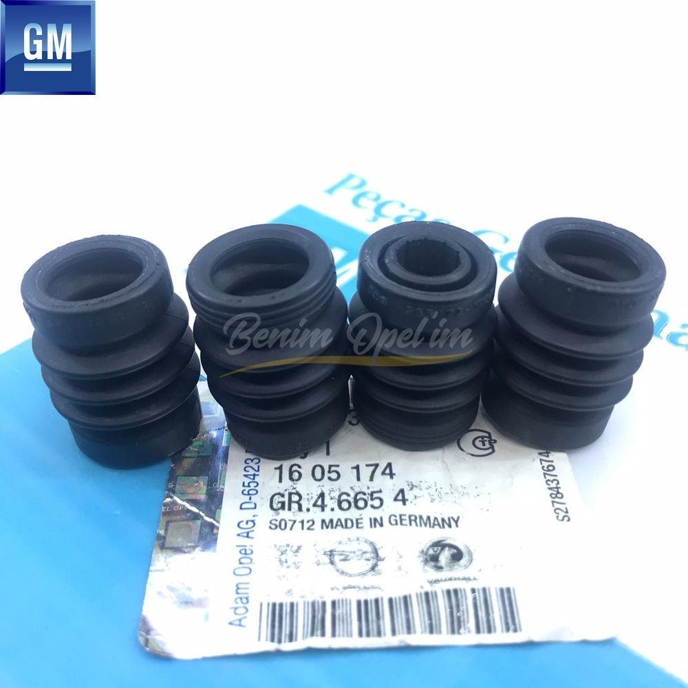 Fren Aksamı | Arka Kaliper Pim Körüğü Takımı Conta Chevrolet Cruze, Opel Astra J, Mokka, Zafira C GM Orijinal 1605174 - 13418686 | 1605174 | 