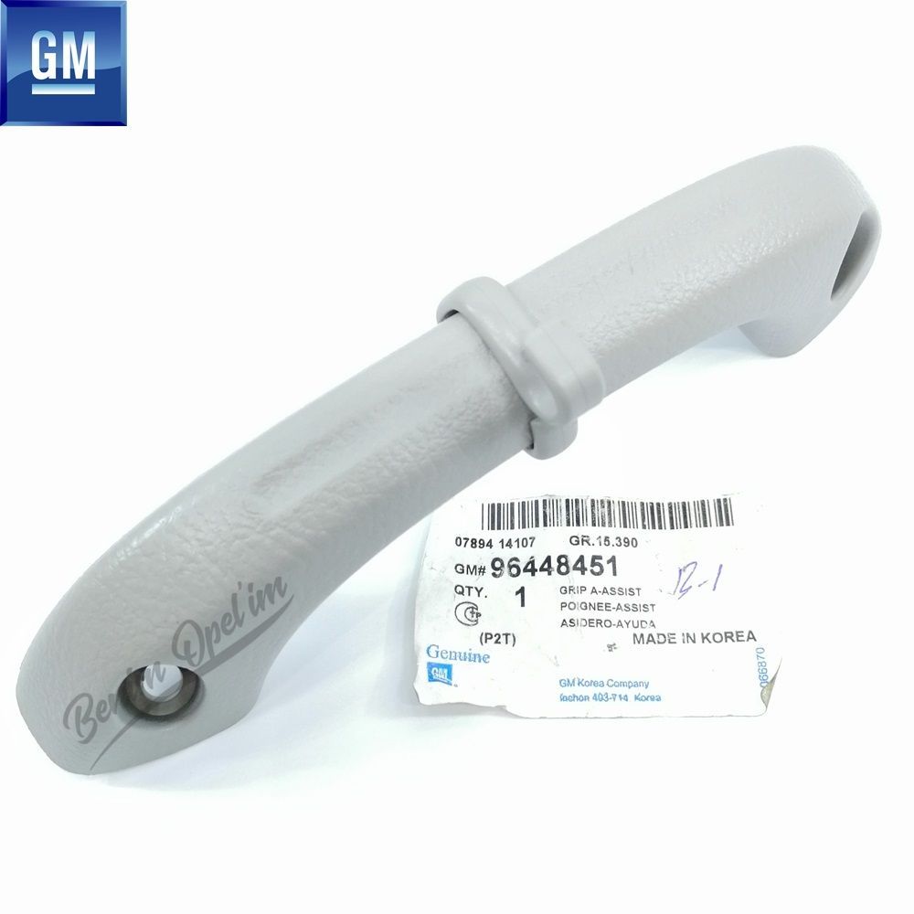 Karoseri İç Trim ve İç Parçalar | Askılıklı Tavan Tutamağı Açık Gri Chevrolet Aveo T200/T250/T255, Kalos GM Orijinal 96448451 | 96448451 | 