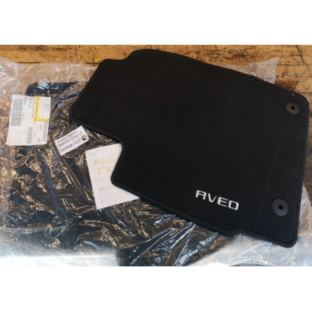 Paspas Setleri | Chevrolet Aveo T300 Halı Paspas Takımı Siyah GM Orijinal X0079093 - 95598785 | X0079093 | 