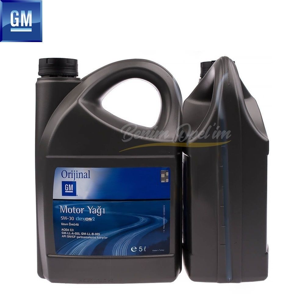 Periyodik Bakım Ürünleri | GM Sae 5W30 Dexos 2 (5 Lt) Tam Sentetik Motor Yağı TRL510000002 | TRL510000002 | 