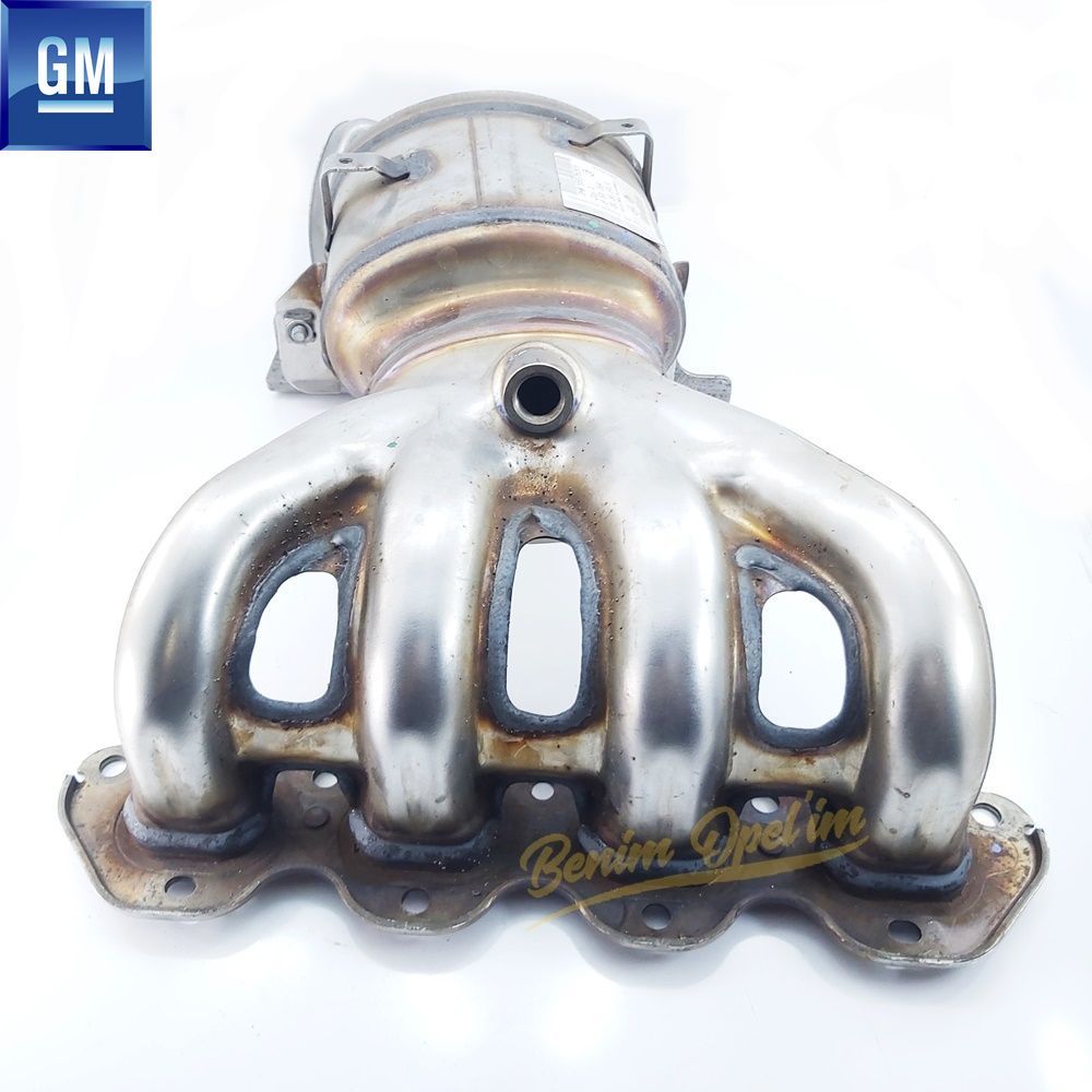 Yakıt ve Egzoz | Katalizatör Egzoz Manifoldu 1.6/1.8 Opel Astra H J, İnsignia A, Zafira B C GM Orijinal 850354 - 9508030 | 850354 | 