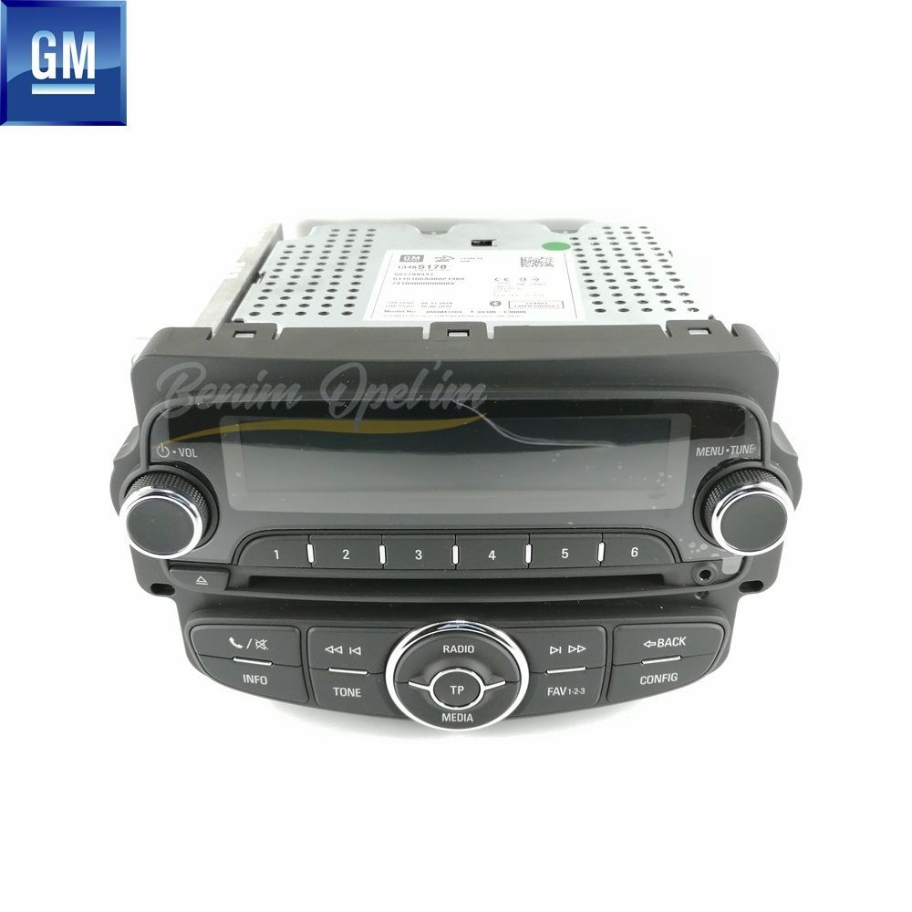 Elektrik | Opel Adam, Corsa E Komple Radyo Ve Cd Çalar Teyp Siyah GM Orijinal 1779556 - 13485178 | 1779556 | 