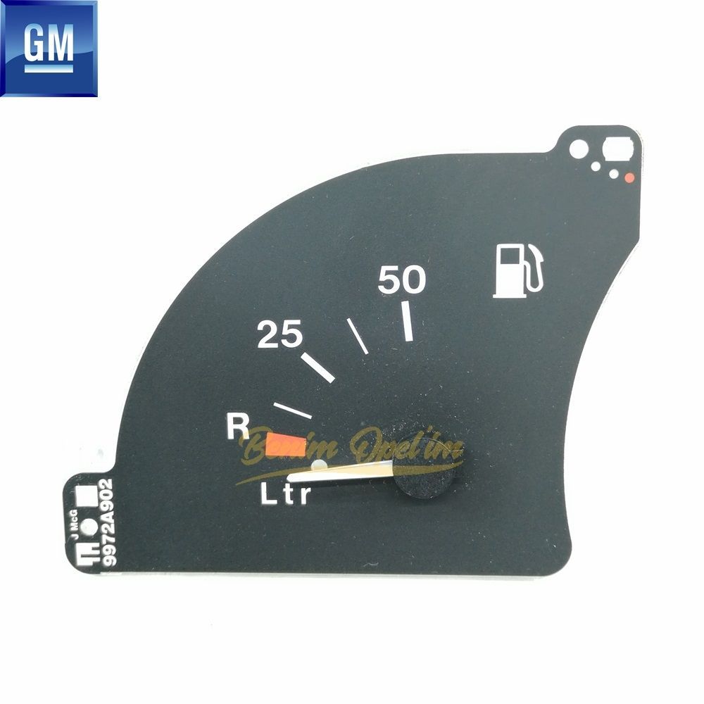 Elektrik | Opel Astra F Komple Yakıt Gösterge Saati Siyah GM Orijinal 1244104 - 25066612 | 1244104 | 