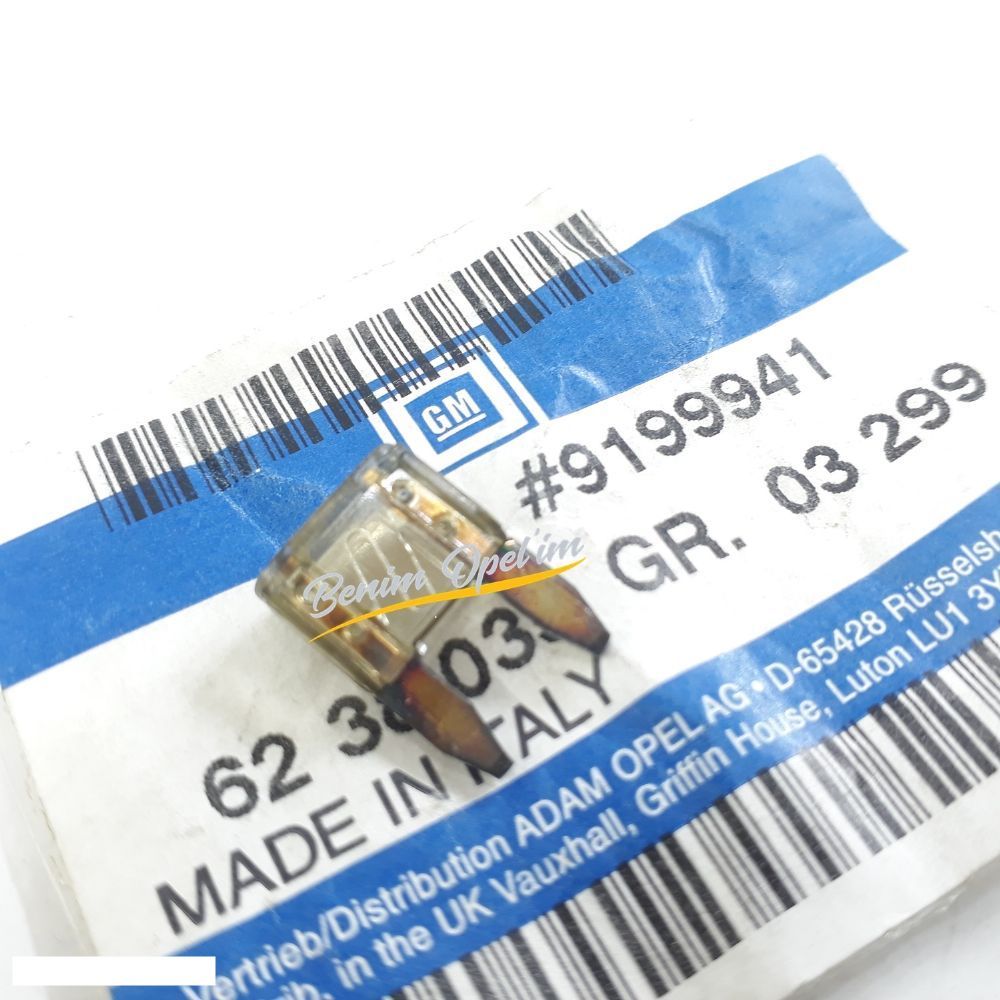 Elektrik | Opel Astra G Zafira A Mini Sigorta 2 Amper GM Orijinal 6238035 - 9199941 | 6238035 | 