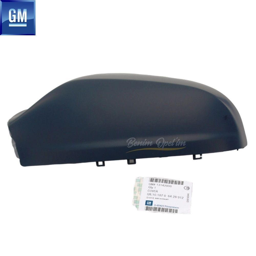Ayna,Kapı ve Cam | Opel Astra H Sol Dış Dikiz Ayna Kapağı Astarlı GM Orijinal 6428912 - 13142000 | 6428912 | 