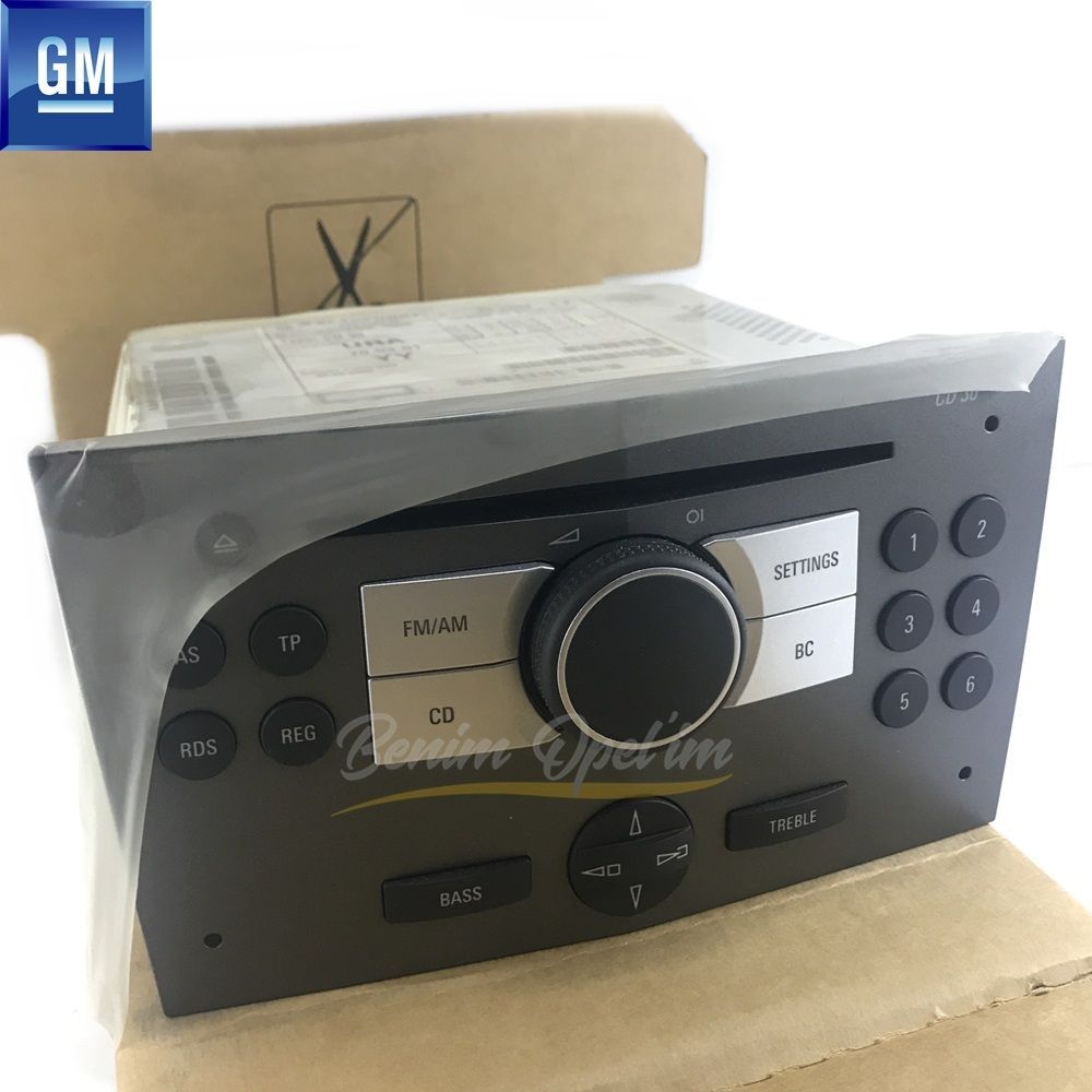 Elektrik | Opel Astra H, Zafira B Radyo Ve Cd Çalar Metalik Gri (Cd 30) GM Orijinal 6780320 - 93183869 | 6780320 | 