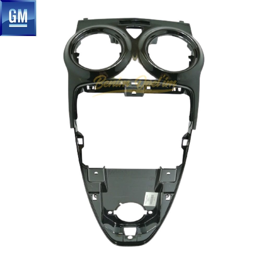 Karoseri İç Trim ve İç Parçalar | Opel Corsa D Orta Ön Göğüs Havalandırma Çerçevesi Piano Black GM Orijinal 2208381 - 13295119 | 2208381 | 