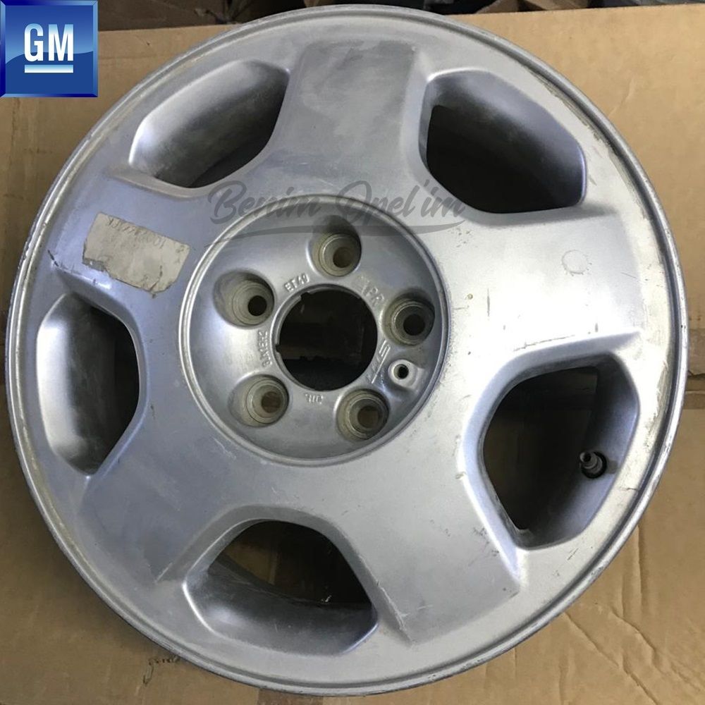 Dış Karoseri ve Kaporta | Opel Vectra B Çelik Jant Gümüş Gri 5 Bijonlu 6Jx15 İnç Kod: Pr-Wz 1 Adet Fiyatı GM Orijinal 1002466 - 9118902 | 1002466 | 