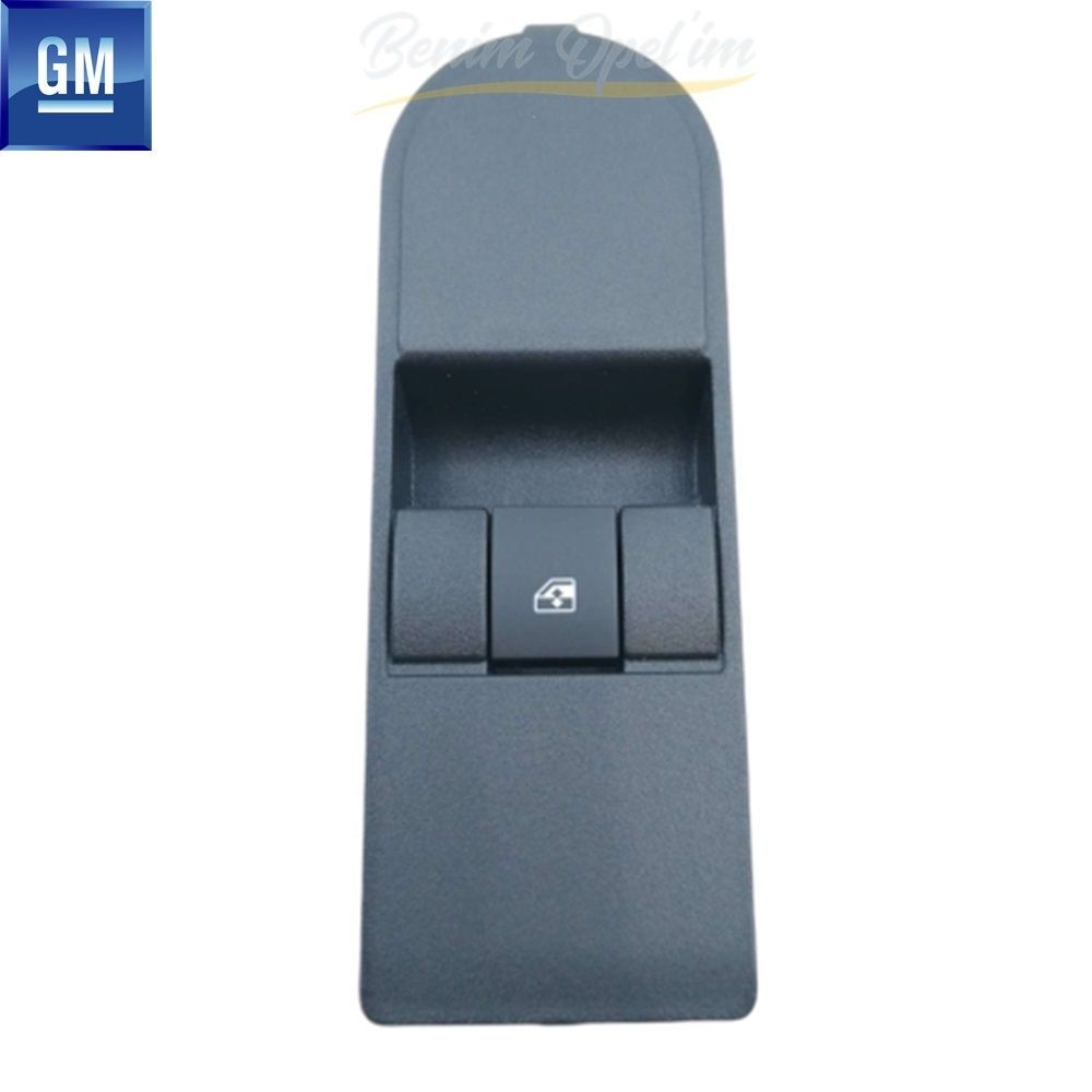 Elektrik | Opel Zafira B, Astra H Komple Sağ Ön Tekli Cam Açma Düğmesi Siyah (Cf) GM Orijinal 6240452 - 13228881 | 6240452 | 