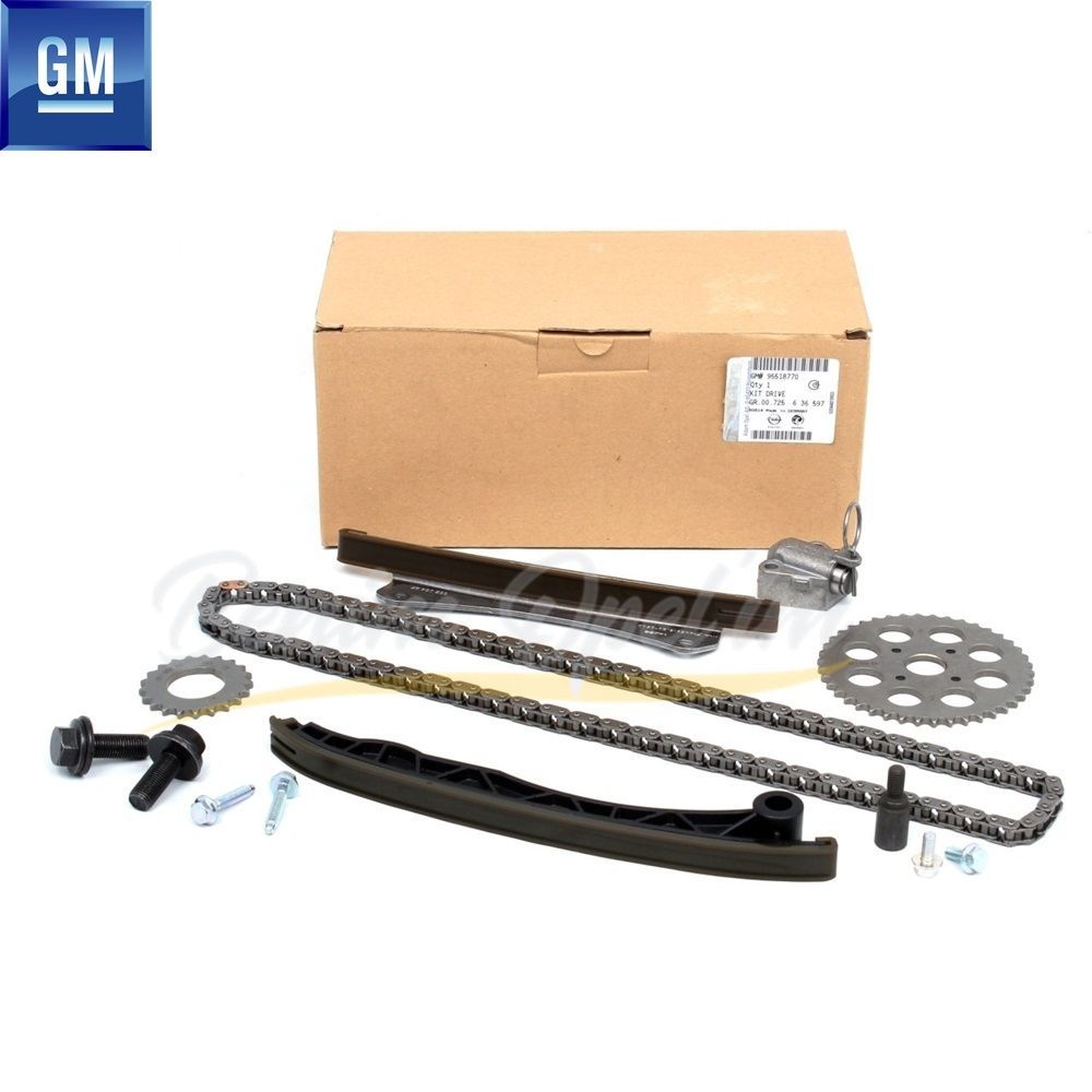 Motor ve Debriyaj | Triger Zincir Seti 1.3 Dizel Opel Astra H, Corsa C, Meriva A, Agila A, Tigra B, Fiat-Peugeot GM Orijinal | 6606024 | 